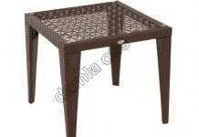 Kare rattan bahçe masaları Kare rattan bahçe masaları, kare bahçe masası, rattan bahçe masası.